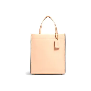 COACH Cashin Cow Leather Tote Bag, Shopping Bag, Shoulder Bag, Handbag Mini Women's Milk Tea