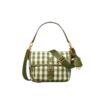 TORY BURCH PU Shoulder Bag Crossbody Bag Women's Green