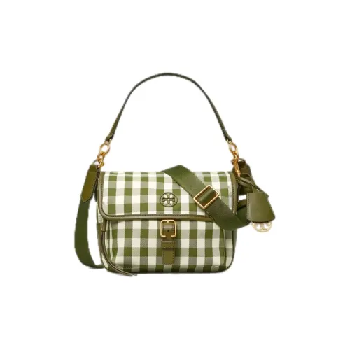 TORY BURCH PU Shoulder Bag Crossbody Bag Women's Green
