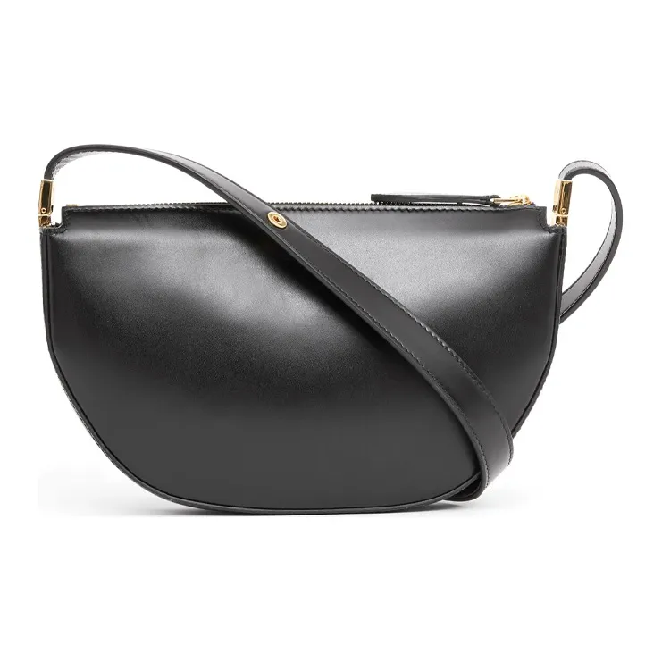 Burberry Olympia Calfskin Shoulder Bag Crossbody Bag Handbag Mini Women's Black-4