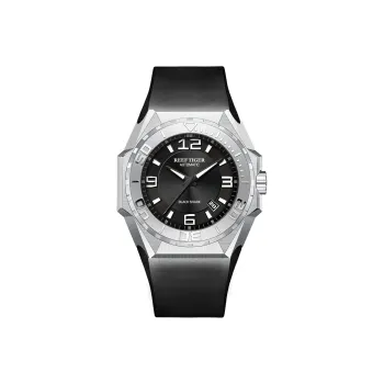 REEF TIGER Black Shark Collection Automatic Mechanical Movement Watch Men's Watches Black Dial RGA6903X JBH