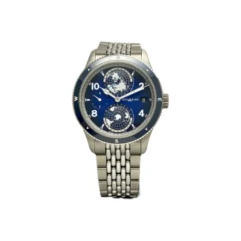 MONTBLANC Automatic Mechanical Movement Men's Watches Watch 42mm Blue Dial Titanium Watch Case Titanium Strap