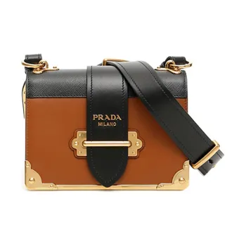 PRADA Cow Leather Small Square Bag, Crossbody Bag, Shoulder Bag Women's