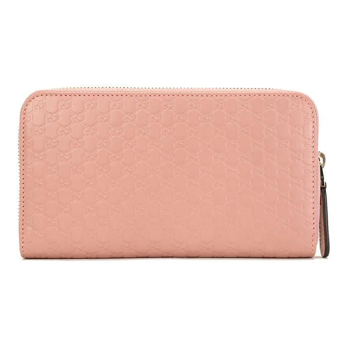 GUCCI Leather Wallet Women's Pink-1