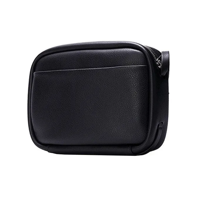Balenciaga Leather Shoulder Bag, Crossbody Bag Women's Black-4