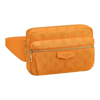 LOUIS VUITTON Outdoor Bumbag Monogram Denim Ocre
