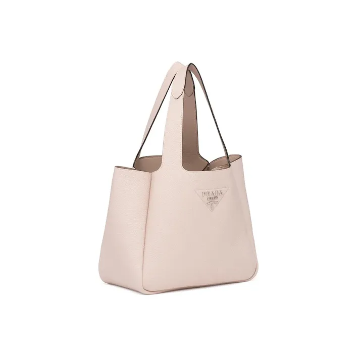 PRADA Calfskin Handbag Women's Lotus Pink-1