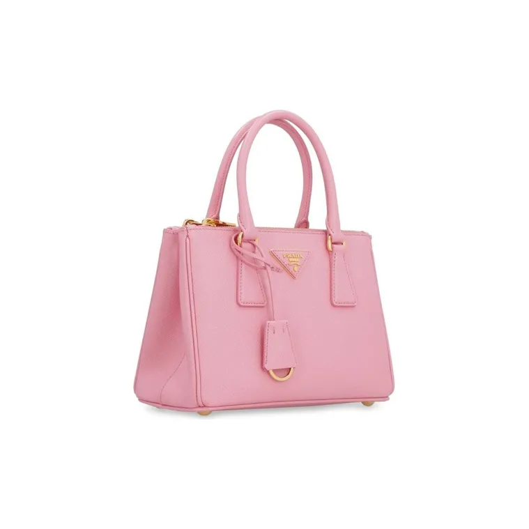 PRADA Galleria Killer Bag Leather Tote Bag Shopping Bag Regular Women's Pink-1
