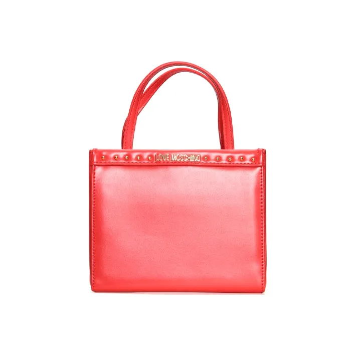 MOSCHINO Polyurethane Handbag Shoulder Bag Women's Orange Red-0