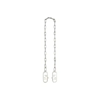 FENDI Brass Bag Straps Unisex Silver