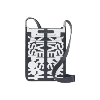 Burberry Riccardo Tisci Edition Slogan Messenger Bag Black