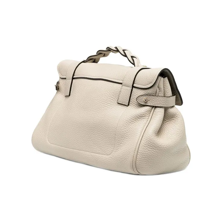 Mulberry Leather One Shoulder Handbags Regular Women's Gray-3