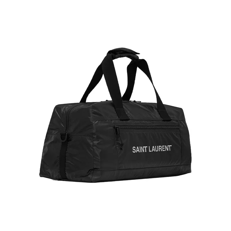 SAINT LAURENT Nuxx Logo Printed Duffle Bag-1