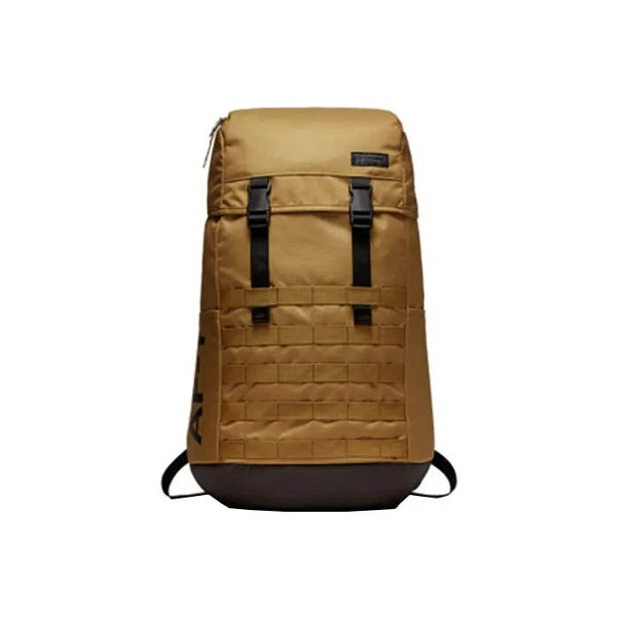 Nike Polyester Backpack Unisex Yellow Brown-0
