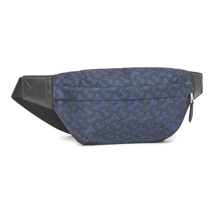 Burberry Sonny Sunny ECONYL® Nylon Shoulder Bag Crossbody Bag Fanny Pack Men's Dark Blue-1