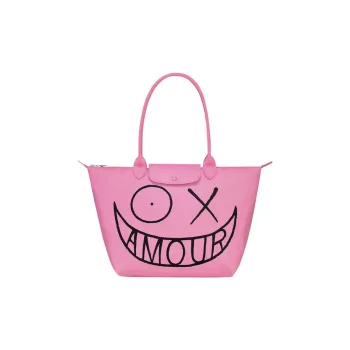 André X LONGCHAMP Le Pliage Shoulder Bags Pink