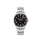 Black Dial with Silver Strap
