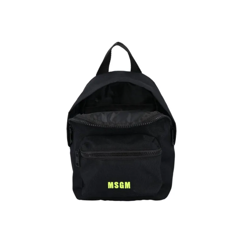 MSGM Nylon Fabric Backpack Women's Black-4