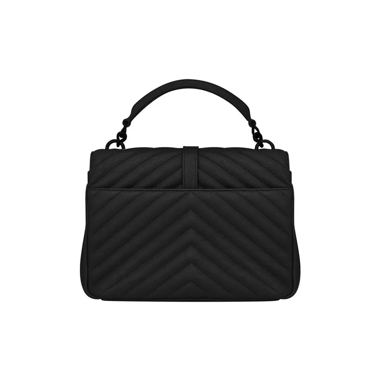 SAINT LAURENT Sheepskin Handbag, Shoulder Bag, Crossbody Bag Medium Size Women's Black-2