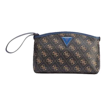 GUESS Pu Mahjong Bag Handbag Crossbody Bag Clutch Regular Women's Black