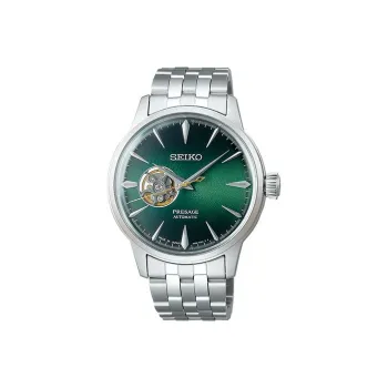 SEIKO Presage Series Mechanical Movement Stainless Steel Strap Watch 40.5mm Unisex Green Dial