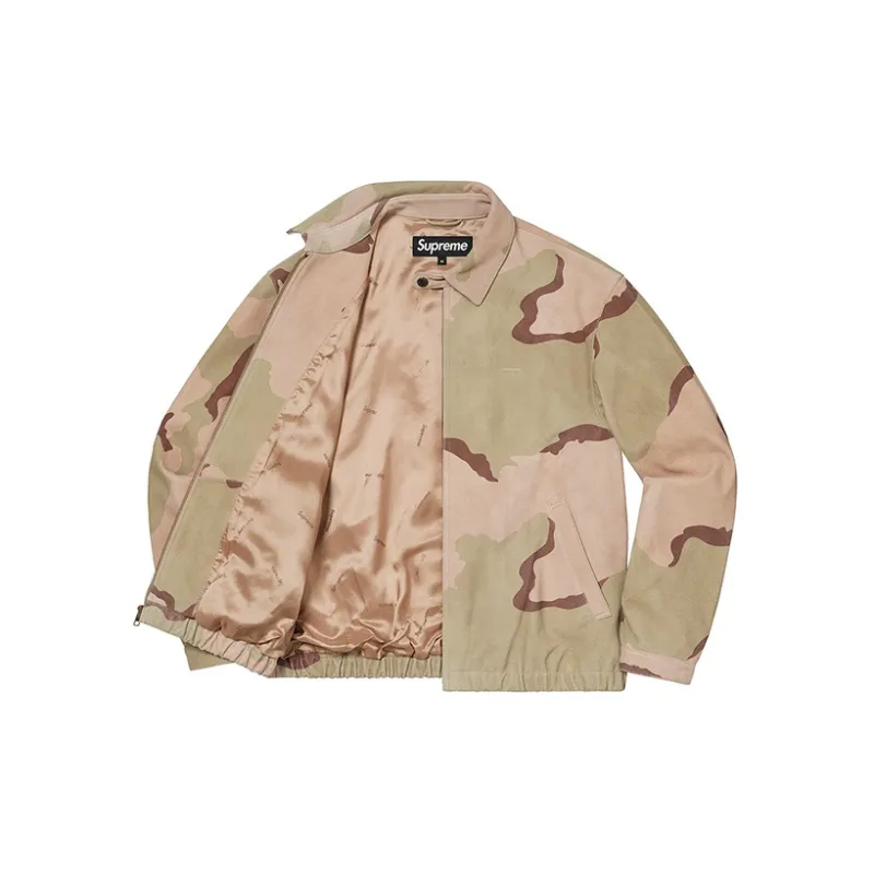 Supreme Suede Harrington Jacket-8