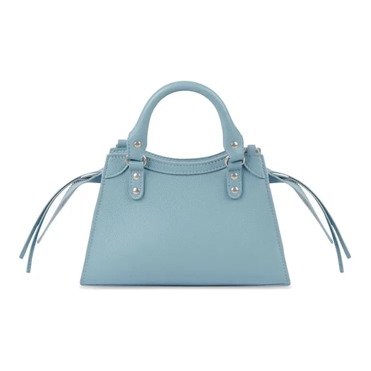 Balenciaga Neo Classic Cow Leather Handbag Handbag Mini Women's Blue-2
