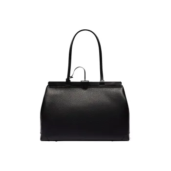 GOYARD Bellechasse Biaude Cow Leather Shoulder Bags Handbags Women's Black