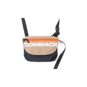 COMBACK Polyamide Crossbody Bag Trumpets Unisex Khaki Blue & Black Gray & Black Purple & Blue Green Patchwork