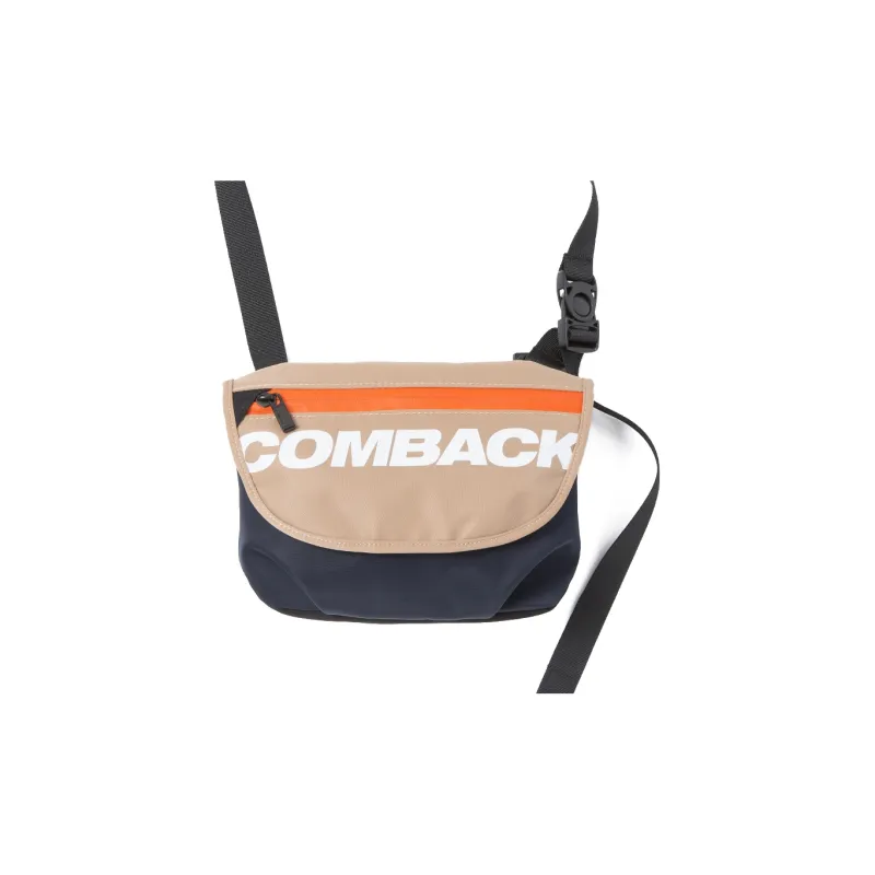COMBACK Polyamide Crossbody Bag Trumpets Unisex Khaki Blue & Black Gray & Black Purple & Blue Green Patchwork-0