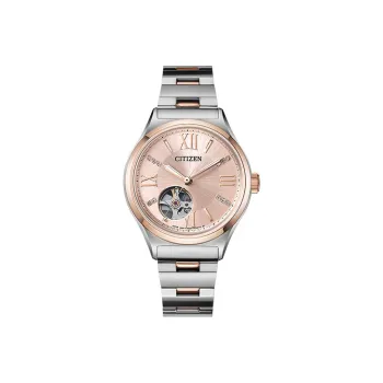 CITIZEN Mechanical Movement Stainless Steel Strap Watch Women's Watch Pink Watch Dial PC1009 51W Brand Direct Supply