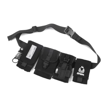 GENANX Cotton Crossbody Bag, Sling Bag Regular Unisex Black