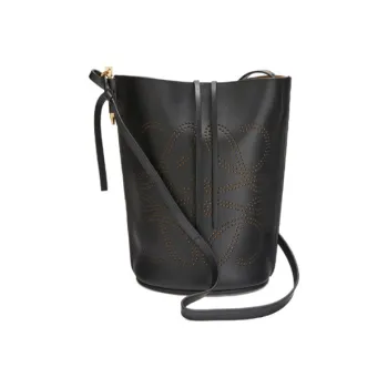 LOEWE Gate Natural Calfskin Bucket Bags Shoulder Bag Crossbody Bag Women's Black