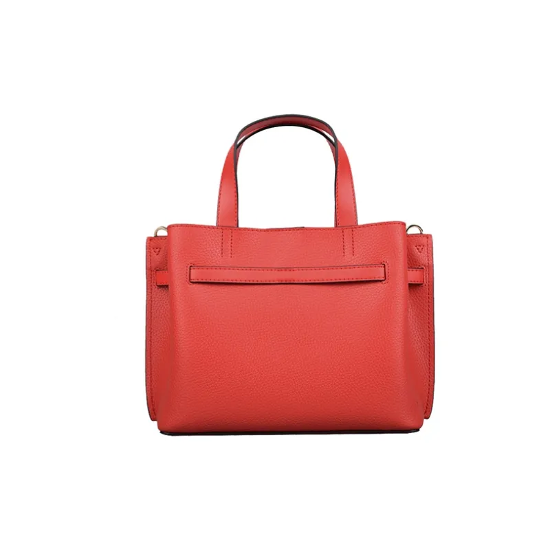MICHAEL KORS Emilia Leather Handbag Crossbody Bag Medium Size Women's Red-1