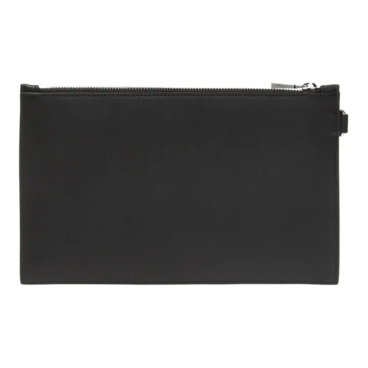 FANSIZHE Leather Clutch Women's Black-2