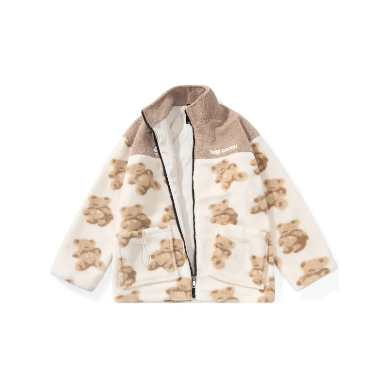 BIRDTALK Jackets Unisex Apricot Brown-1
