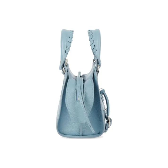 Balenciaga Neo Classic Cow Leather Handbag Handbag Mini Women's Blue-1