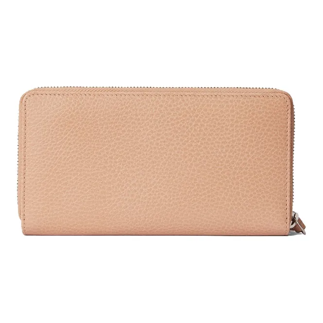 GUCCI Marmont Leather Wallet Women's Rose Beige-1