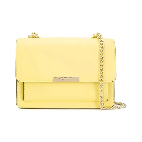 MICHAEL KORS MICHAEL KORS Handbag Collection Jade Leather Crossbody Bag Tubas Women's Yellow