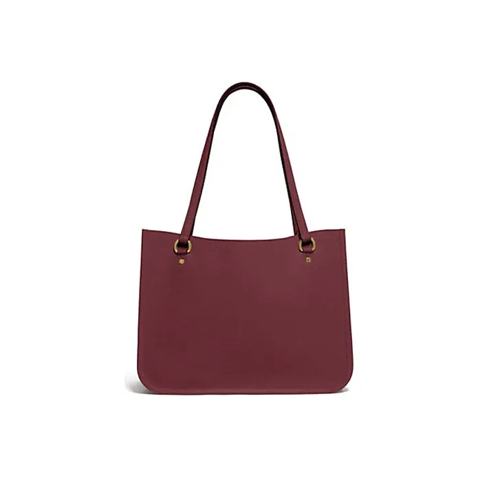 COACH Tyler Leather Crossbody Bag One Shoulder Handbag Large Size Women's Wine Red-2