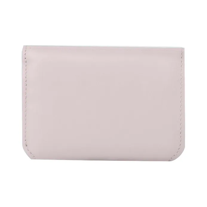 Balenciaga Smoothing Sheepskin Wallet Mini Women's Light Pink-1