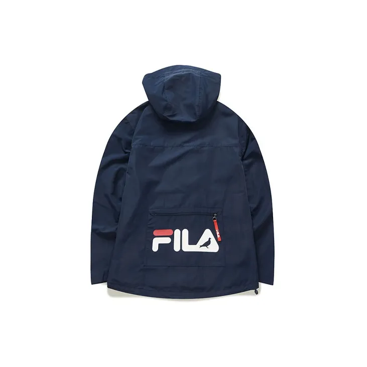 Staple X FILA FUSION Jackets Men Navy Blue-1