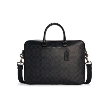 COACH PVC Briefcase, Handbag Tubas Men's Black