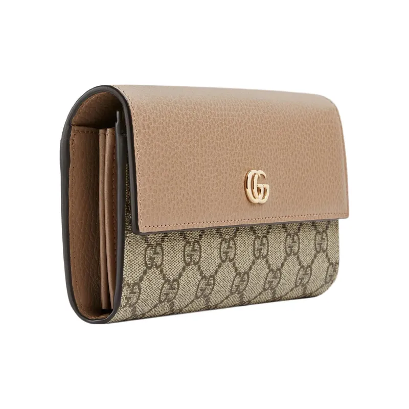 GUCCI Leather Wallet Women's Pink-1