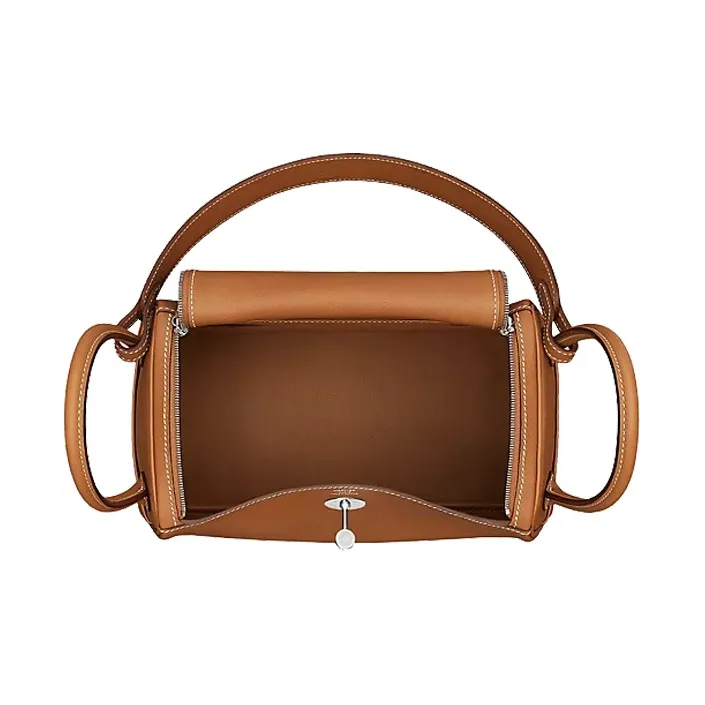 HERMES Lindy Evercolor Calfskin Handbag, Shoulder Bag Women's-3