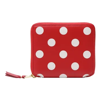 CDG Leather Wallet Regular Men's Red