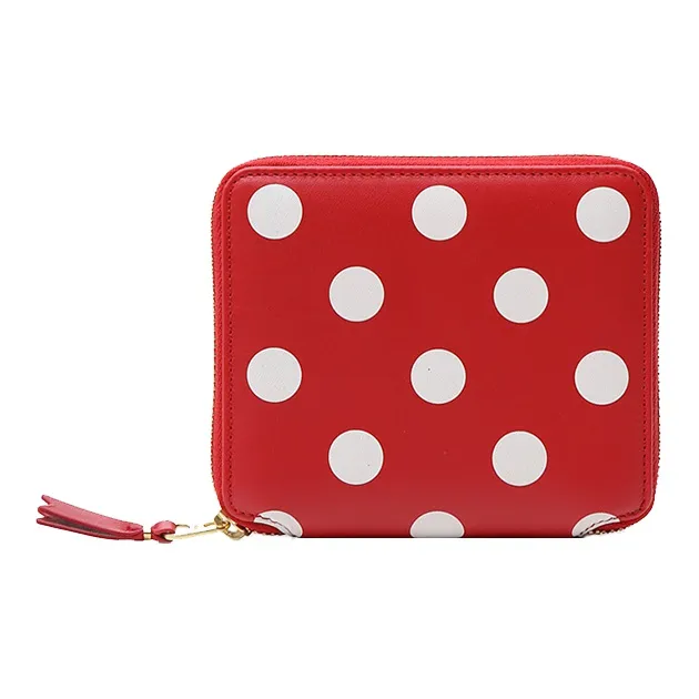 CDG Leather Wallet Regular Men's Red-0