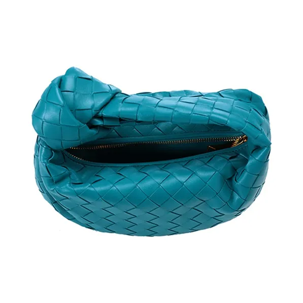Bottega Veneta JODIE Leather Handbag Mini Women's Water Duck Blue-5