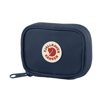 Fjallraven Polyester Clutch Coin Purse Card Holder Mini Unisex Marine Blue