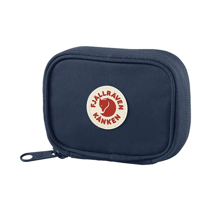 Fjallraven Polyester Clutch Coin Purse Card Holder Mini Unisex Marine Blue-0